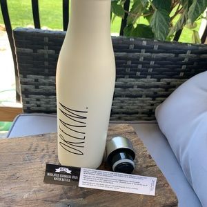 Rae Dunn water bottle stainless never used